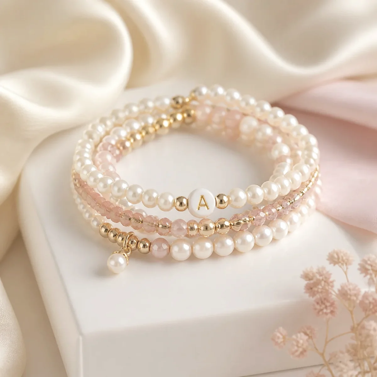 Personalized letter bracelet