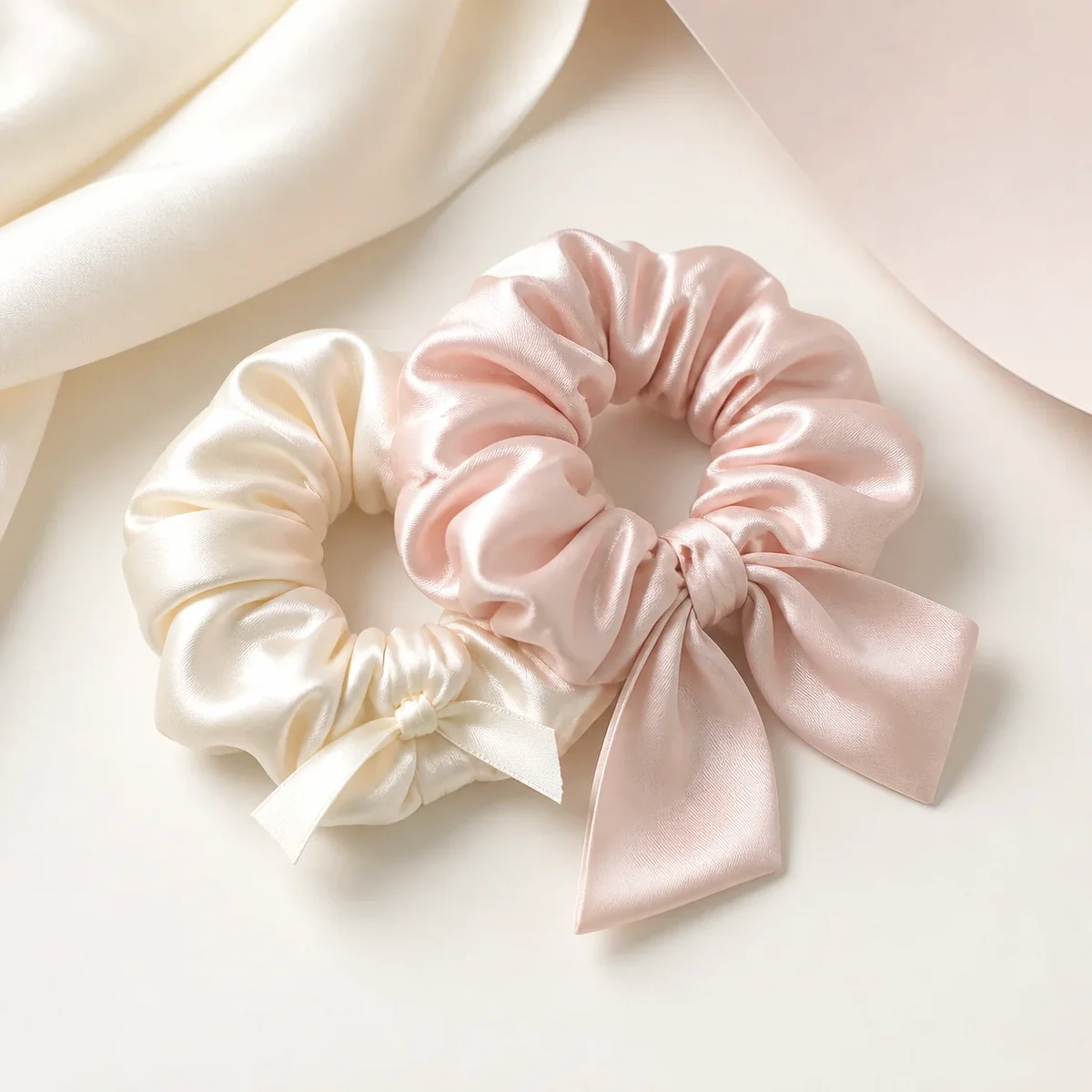 Velvet scrunchies